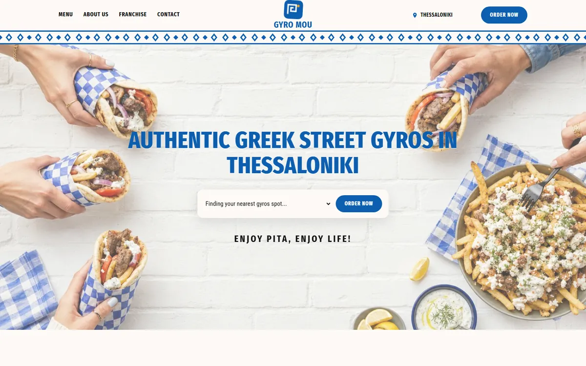Gyro Mou · Ansicht am PC