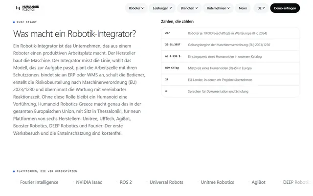 Humanoid Robotics Greece 2